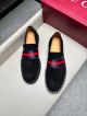 Gucci Man Black Calfskin Business Leather Shoes 042890 (4)_th.jpg